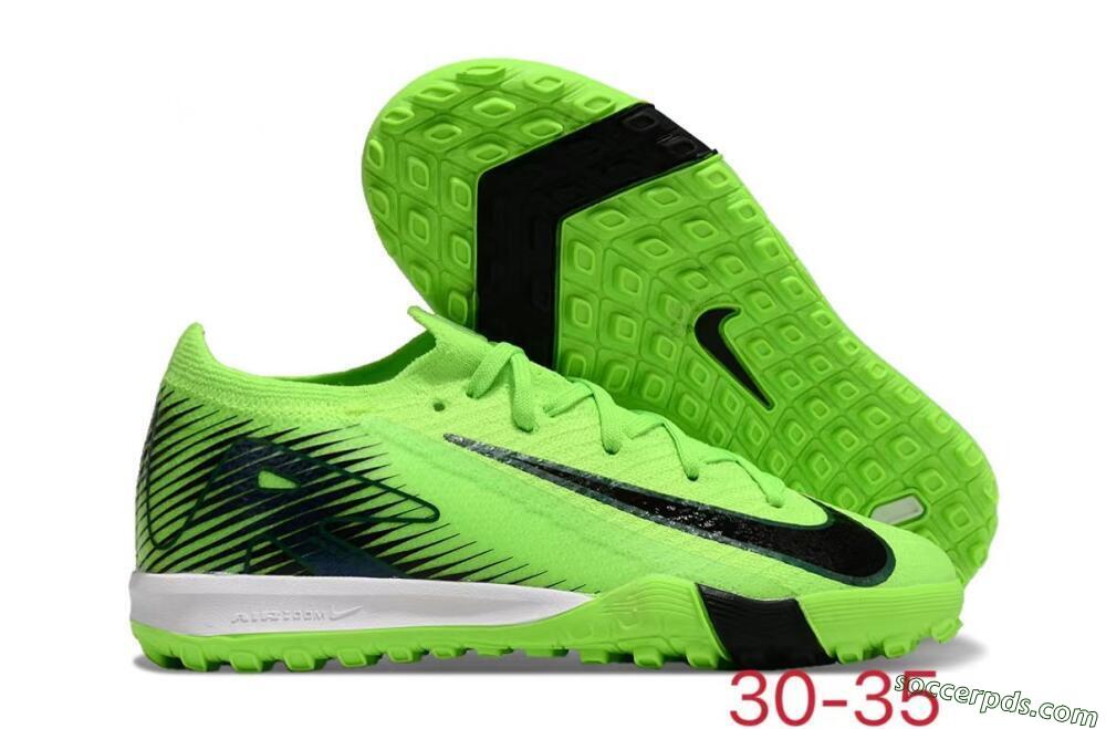 Kids Nike Air Zoom Mercurial Vapor 16 Elite TF Low-Tops Football Shoes - Yellow/Black/White 1