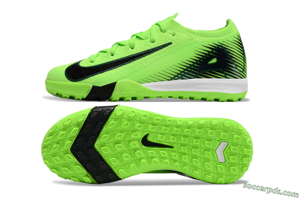 Kids Nike Air Zoom Mercurial Vapor 16 Elite TF Low-Tops Football Shoes - Yellow/Black/White 0