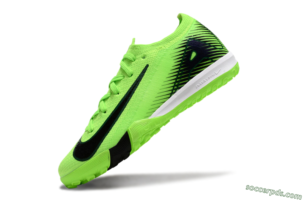 Kids Nike Air Zoom Mercurial Vapor 16 Elite TF Low-Tops Football Shoes - Yellow/Black/White 5
