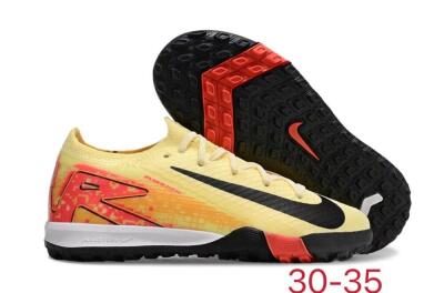 Kids Nike Air Zoom Mercurial Vapor 16 Elite TF Low-Tops Football Shoes - Yellow/Red/Black
