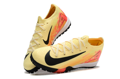Kids Nike Air Zoom Mercurial Vapor 16 Elite TF Low-Tops Football Shoes - Yellow/Red/Black