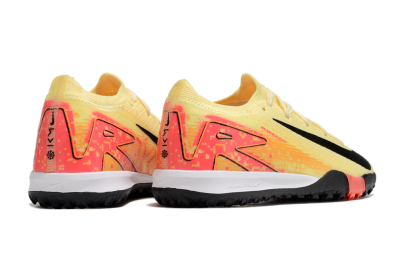 Kids Nike Air Zoom Mercurial Vapor 16 Elite TF Low-Tops Football Shoes - Yellow/Red/Black
