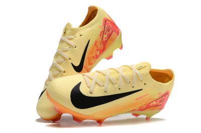 Kids Nike Air Zoom Mercurial Vapor 16 Elite FG Low-Tops Football Boots - Yellow/Red/Black