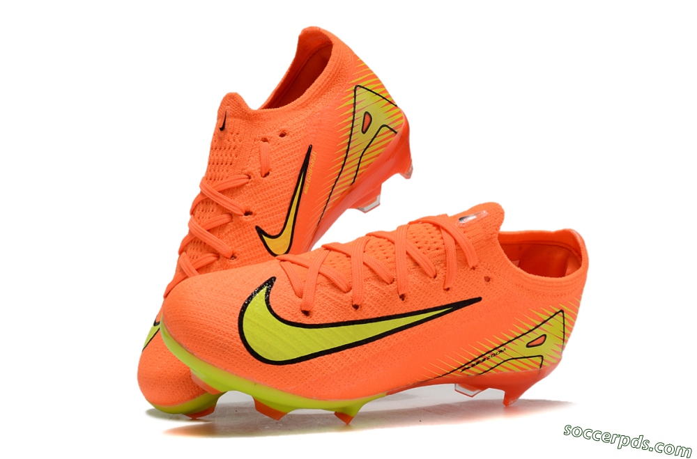Kids Nike Air Zoom Mercurial Vapor 16 Elite FG Low-Tops Football Boots - Red/Yellow/Black 3