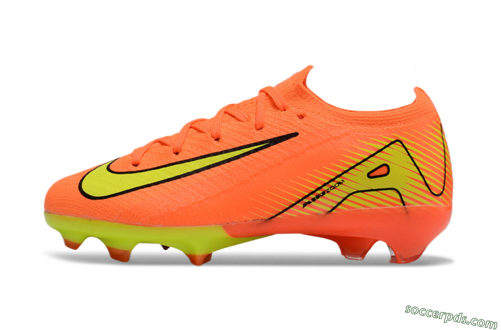 Kids Nike Air Zoom Mercurial Vapor 16 Elite FG Low-Tops Football Boots - Red/Yellow/Black 2