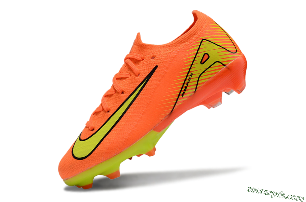 Kids Nike Air Zoom Mercurial Vapor 16 Elite FG Low-Tops Football Boots - Red/Yellow/Black 5