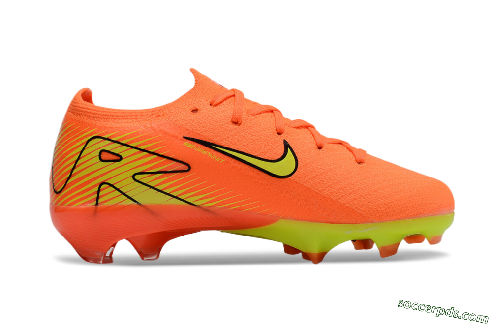 Kids Nike Air Zoom Mercurial Vapor 16 Elite FG Low-Tops Football Boots - Red/Yellow/Black 6