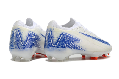 Kids Nike Air Zoom Mercurial Vapor 16 Elite FG Low-Tops Football Boots - Beige/Blue/White