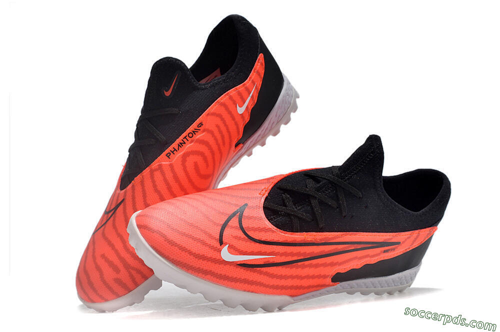 Nike React Phantom GX Pro TF Low-Tops Football Shoes - Red/Black/White 6