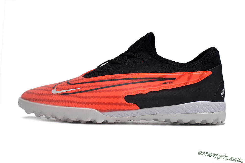 Nike React Phantom GX Pro TF Low-Tops Football Shoes - Red/Black/White 2