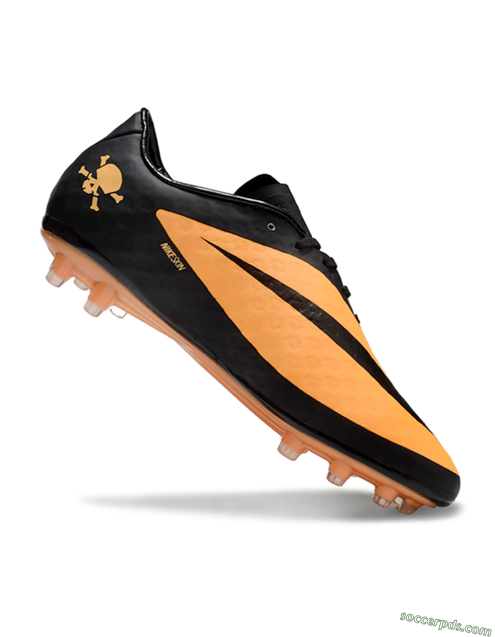 Nike Hypervenom Phantom FG Low-Tops Football Boots - Yellow/Black/White 4