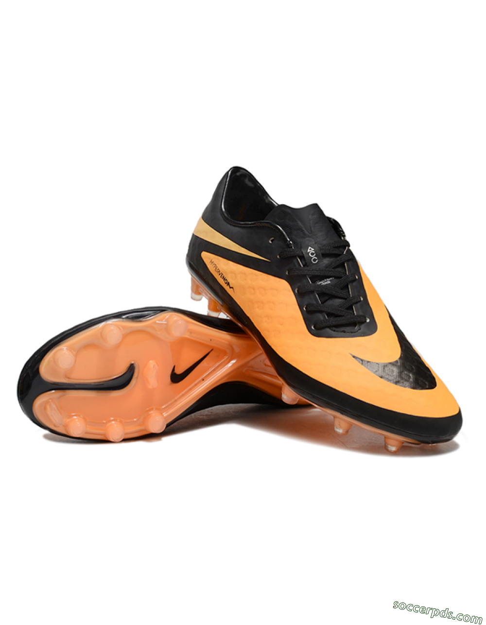 Nike Hypervenom Phantom FG Low-Tops Football Boots - Yellow/Black/White 3