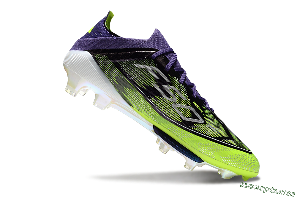 Adidas F50+ Lightstrike Pro FG Low-Tops Football Boots - Purple/Yellow/White 3