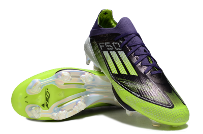 Adidas F50+ Lightstrike Pro FG Low-Tops Football Boots - Purple/Yellow/White