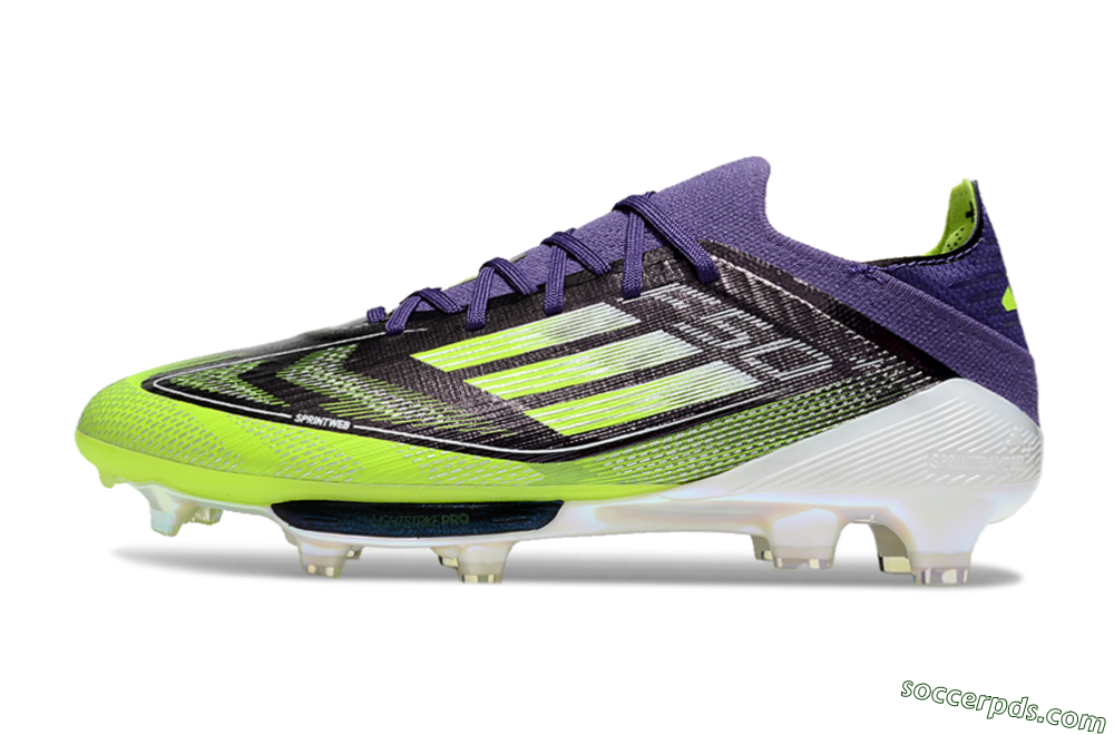 Adidas F50+ Lightstrike Pro FG Low-Tops Football Boots - Purple/Yellow/White 2