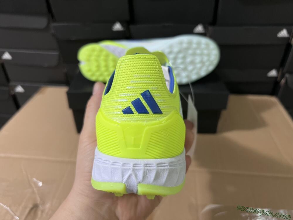 Adidas F50 Elite TF Low-Tops Football Shoes - Jade/Blue/Yellow