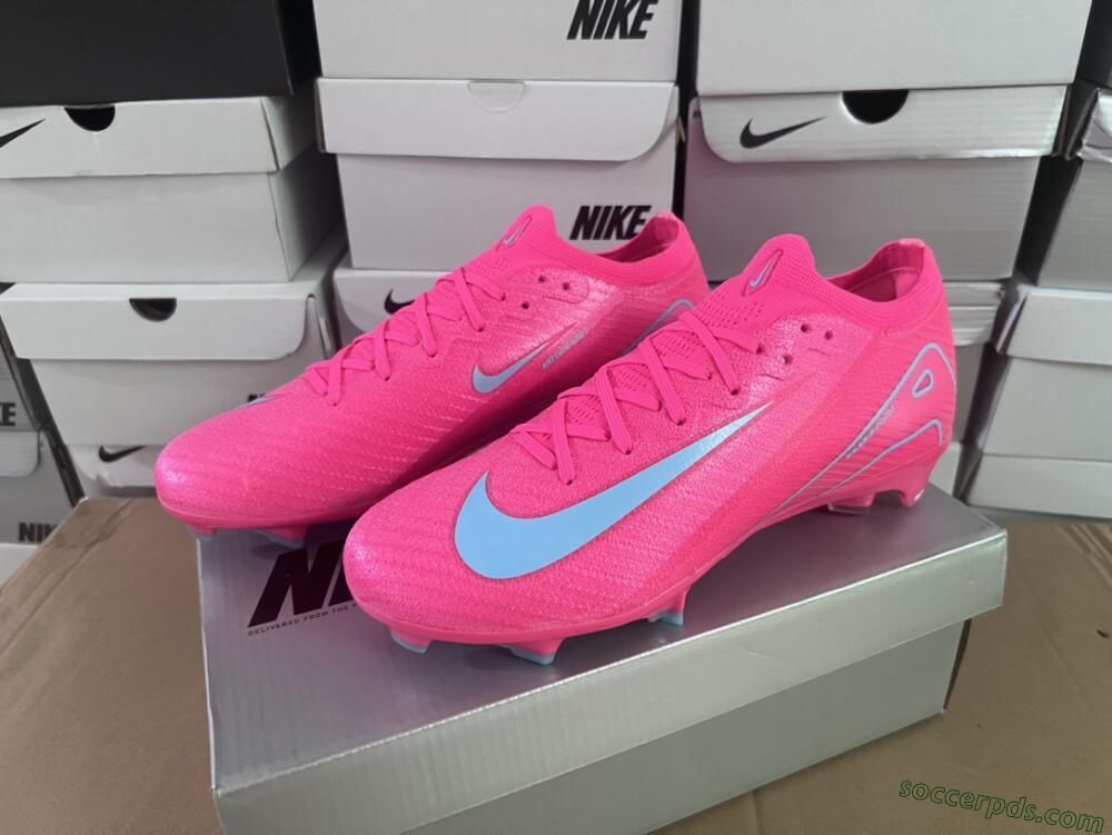 Nike Air Zoom Mercurial Vapor 16 Elite FG Low-Tops Football Boots - Red/Jade