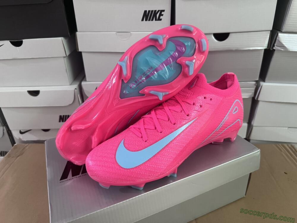 Nike Air Zoom Mercurial Vapor 16 Elite FG Low-Tops Football Boots - Red/Jade