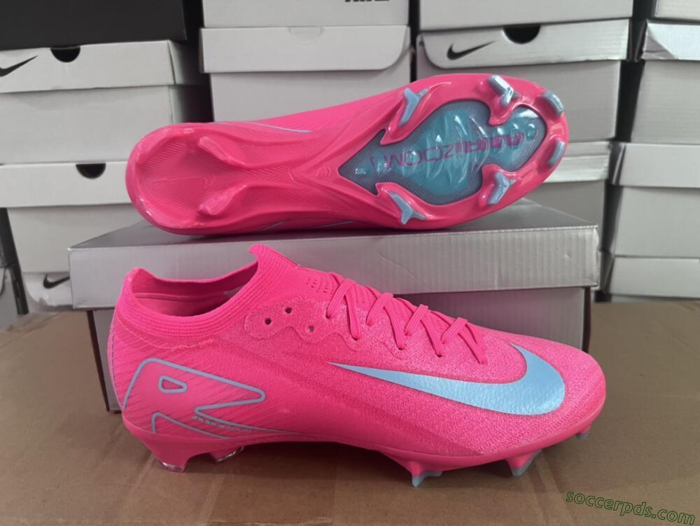 Nike Air Zoom Mercurial Vapor 16 Elite FG Low-Tops Football Boots - Red/Jade