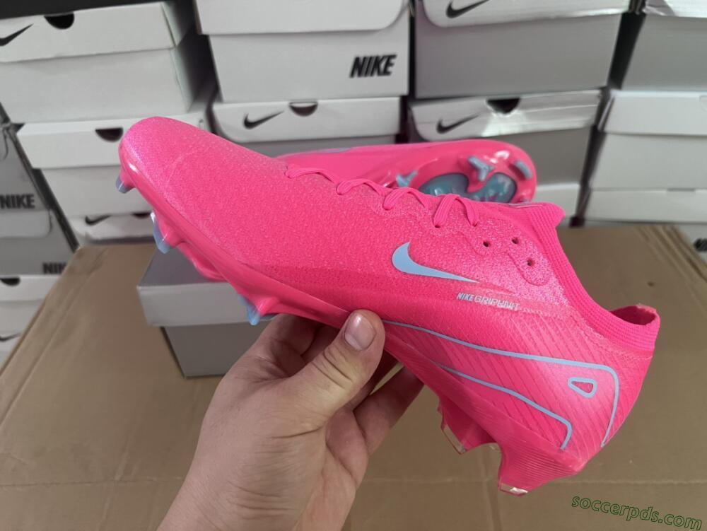 Nike Air Zoom Mercurial Vapor 16 Elite FG Low-Tops Football Boots - Red/Jade