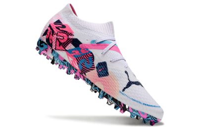 Puma Future Ultimate MG Low-Tops Football Boots - White/Blue/Pink