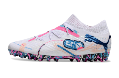 Puma Future Ultimate MG Low-Tops Football Boots - White/Blue/Pink