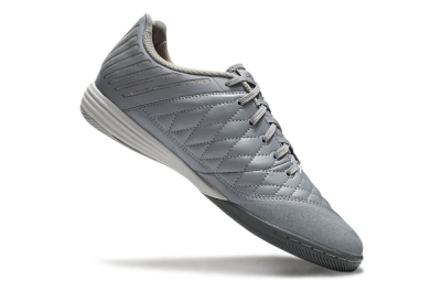 Nike Lunar Gato 2 IC Low-Tops Football Shoes - Grey/Purple/White