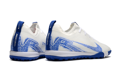 Nike Air Zoom Mercurial Vapor 16 Pro TF Low-Tops Football Shoes - White/Blue