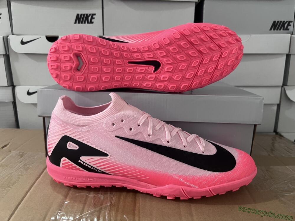 Nike Air Zoom Mercurial Vapor 16 Elite TF Low-Tops Football Shoes - Pink/White