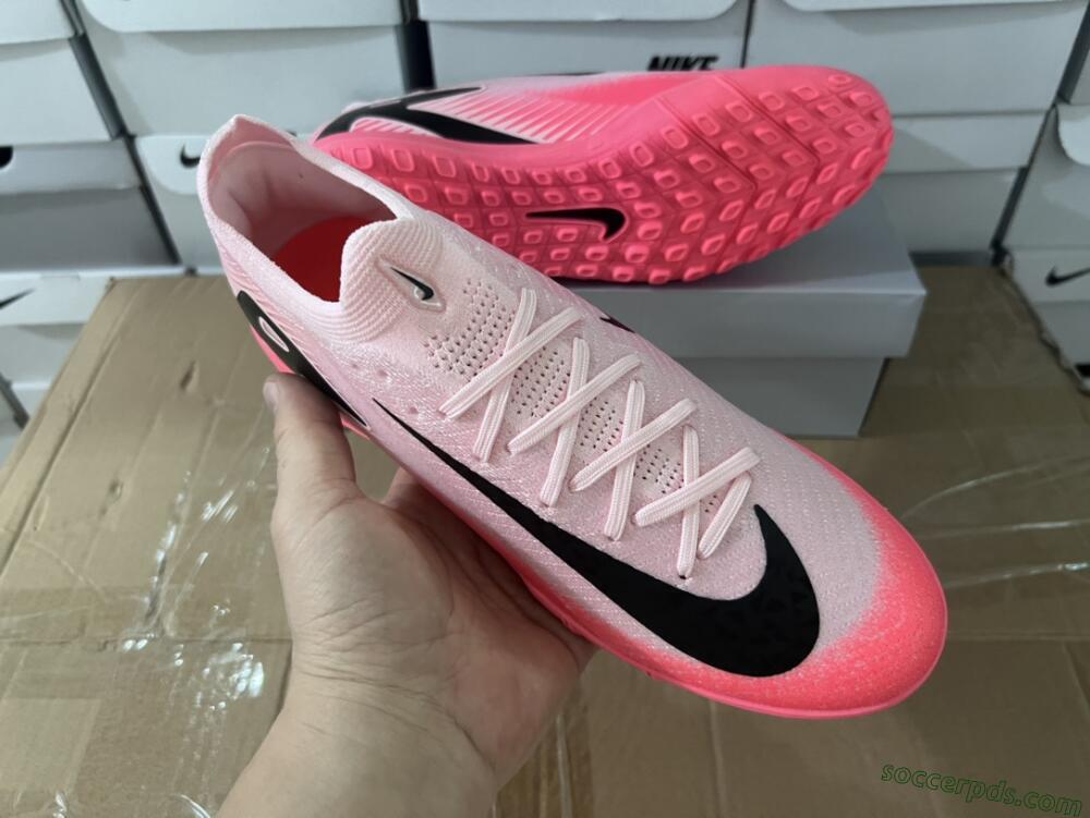 Nike Air Zoom Mercurial Vapor 16 Elite TF Low-Tops Football Shoes - Pink/White
