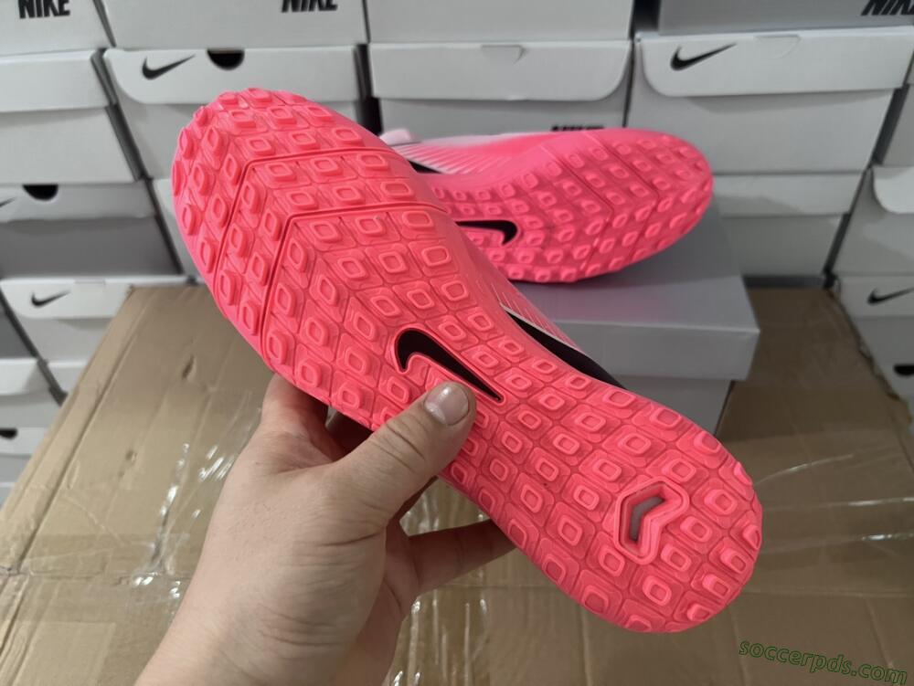 Nike Air Zoom Mercurial Superfly 10 Elite TF High-Tops Football Shoes - Pink/Black