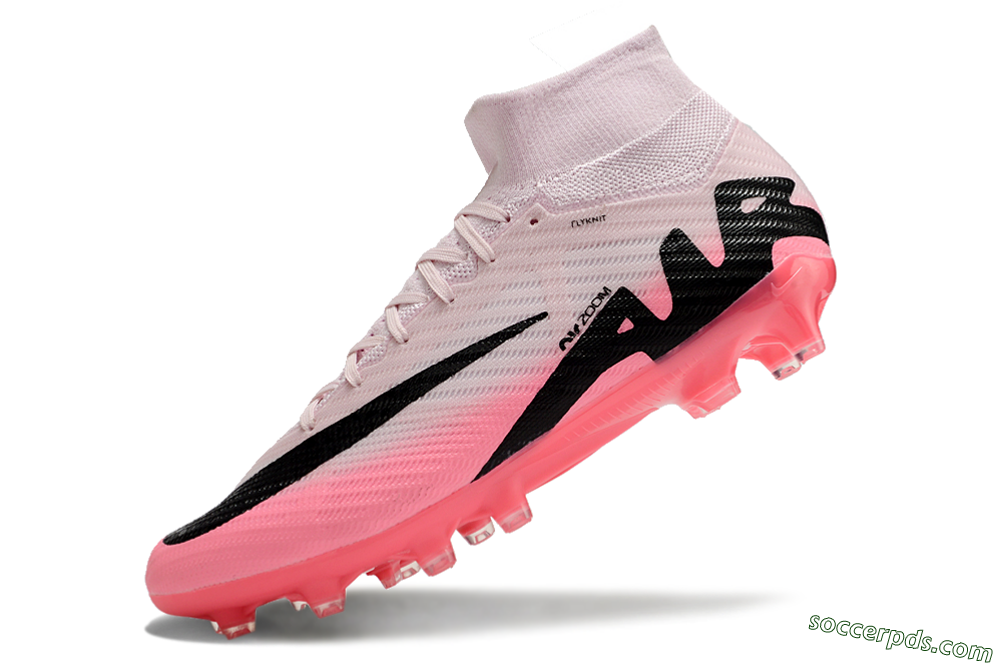 Nike Air Zoom Mercurial Superfly 9 Elite AG High-Tops Football Boots - Pink/Red/Black 6