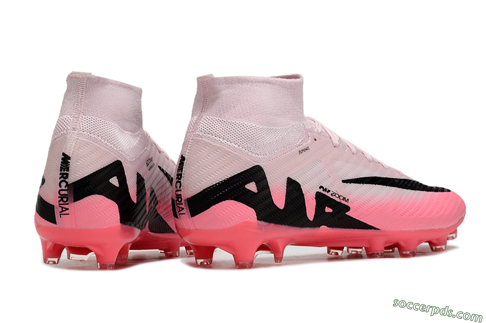Nike Air Zoom Mercurial Superfly 9 Elite AG High-Tops Football Boots - Pink/Red/Black 7