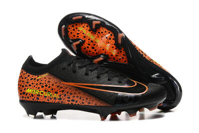 Nike Air Zoom Mercurial Vapor 16 Elite FG Low-Tops Football Boots - Black/Orange/Yellow