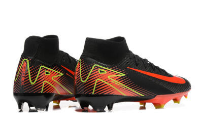 Nike Air Zoom Mercurial Superfly 10 Elite FG High-Tops Football Boots - Black/Red/Yellow