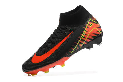 Nike Air Zoom Mercurial Superfly 10 Elite FG High-Tops Football Boots - Black/Red/Yellow