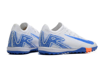 Nike Air Zoom Mercurial Vapor 16 Elite TF Low-Tops Football Shoes - White/Blue/Orange