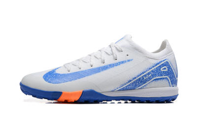 Nike Air Zoom Mercurial Vapor 16 Elite TF Low-Tops Football Shoes - White/Blue/Orange
