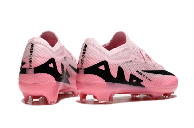 Kids Nike Air Zoom Mercurial Vapor 15 Elite FG Low-Tops Football Boots - Pink/Black