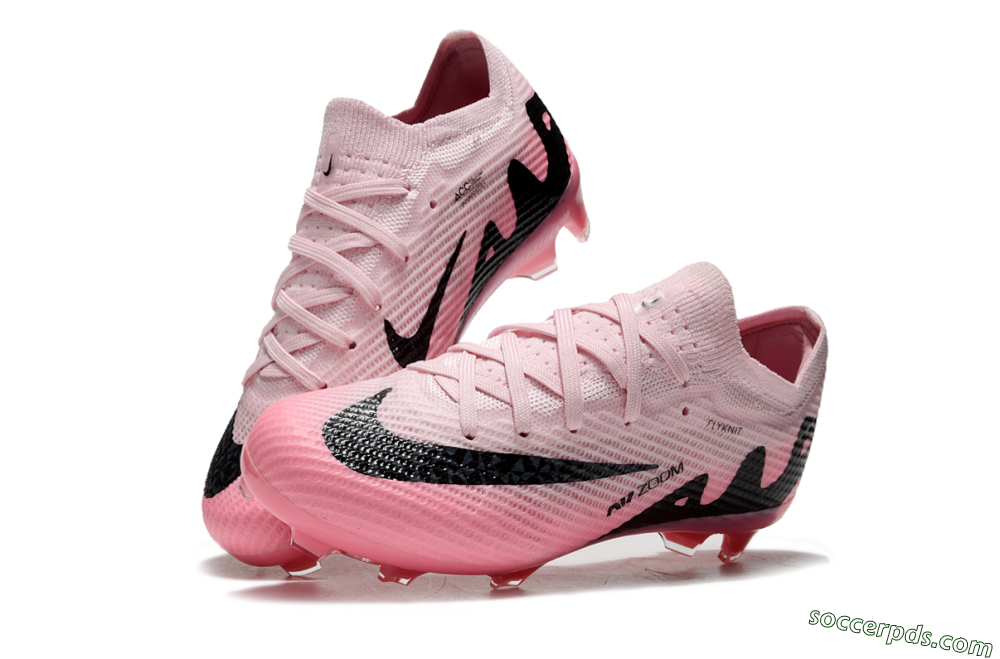 Kids Nike Air Zoom Mercurial Vapor 15 Elite FG Low-Tops Football Boots - Pink/Black 3