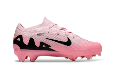 Kids Nike Air Zoom Mercurial Vapor 15 Elite FG Low-Tops Football Boots - Pink/Black
