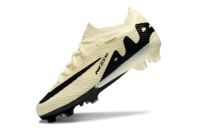 Kids Nike Air Zoom Mercurial Vapor 15 Elite FG Low-Tops Football Boots - Beige/Black