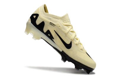 Kids Nike Air Zoom Mercurial Vapor 15 Elite FG Low-Tops Football Boots - Beige/Black