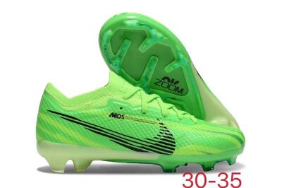 Kids Nike Air Zoom Mercurial Vapor 15 Elite FG Low-Tops Football Boots - Yellow/Black
