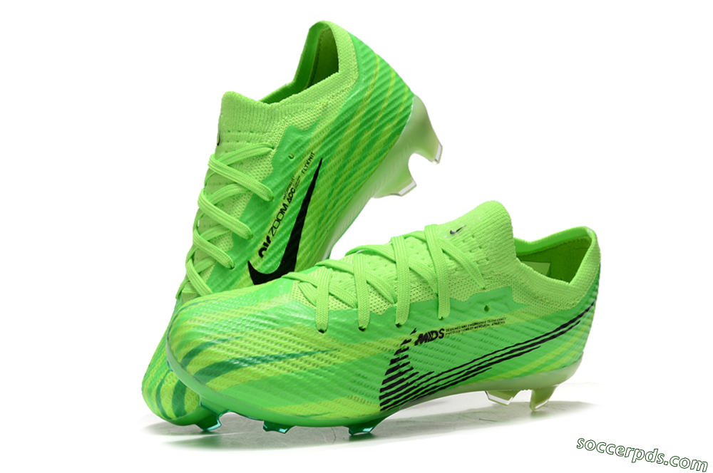 Kids Nike Air Zoom Mercurial Vapor 15 Elite FG Low-Tops Football Boots - Yellow/Black 3