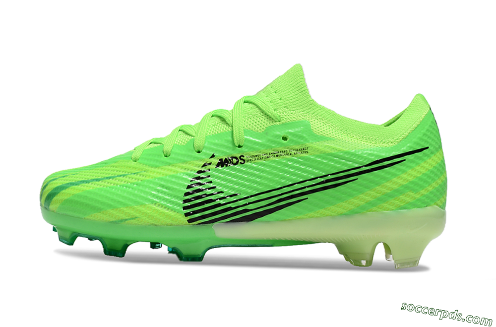 Kids Nike Air Zoom Mercurial Vapor 15 Elite FG Low-Tops Football Boots - Yellow/Black 2