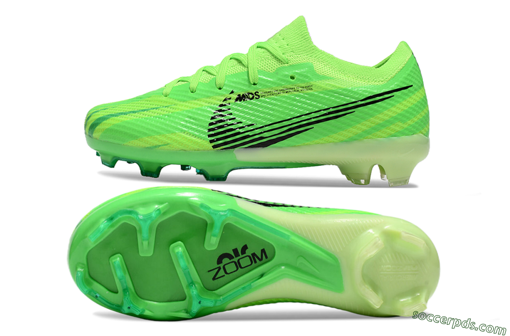 Kids Nike Air Zoom Mercurial Vapor 15 Elite FG Low-Tops Football Boots - Yellow/Black 0