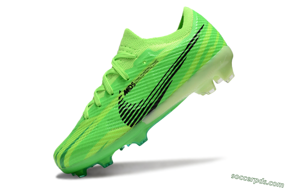 Kids Nike Air Zoom Mercurial Vapor 15 Elite FG Low-Tops Football Boots - Yellow/Black 5