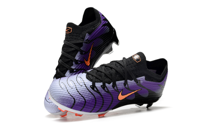 Kids Nike Air Zoom Mercurial Vapor 15 Elite FG Low-Tops Football Boots - Purple/Orange/Black