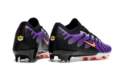 Kids Nike Air Zoom Mercurial Vapor 15 Elite FG Low-Tops Football Boots - Purple/Orange/Black